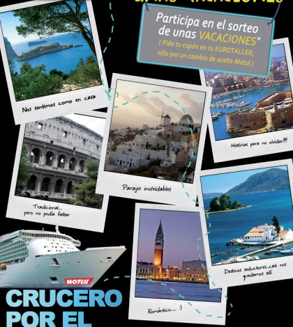 Gana un Crucero por el Mediterráneo con tu Cambio de Aceite